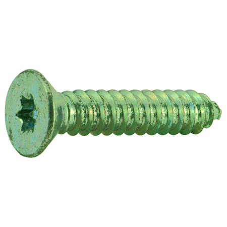 Midwest Fastener Sheet Metal Screw, #14 x 1-1/4 in, Zinc Plated Steel Flat Head Torx Drive, 10 PK 36999